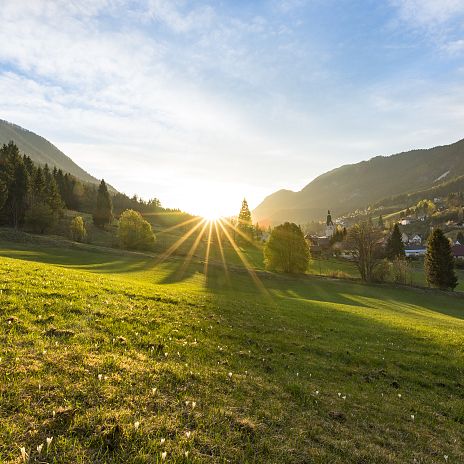 Bad Bleiberg Sonnenaufgang