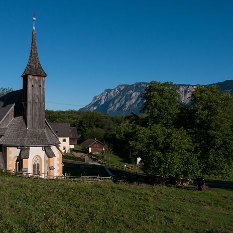 Die Kirche Siebenbrünn bei Arnoldstein