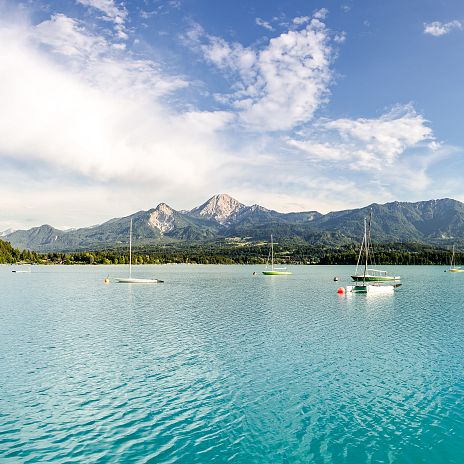 Faaker See Boote Mittagskogel