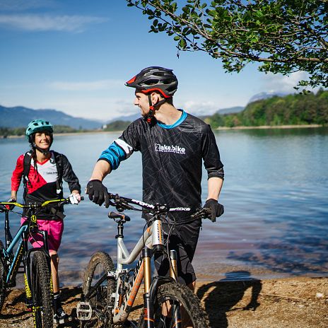 Mountainbike am Faaker See
