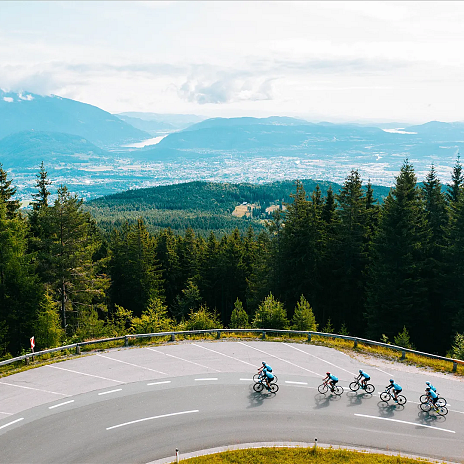 Rennradfahren entlang der Villacher Alpenstraße