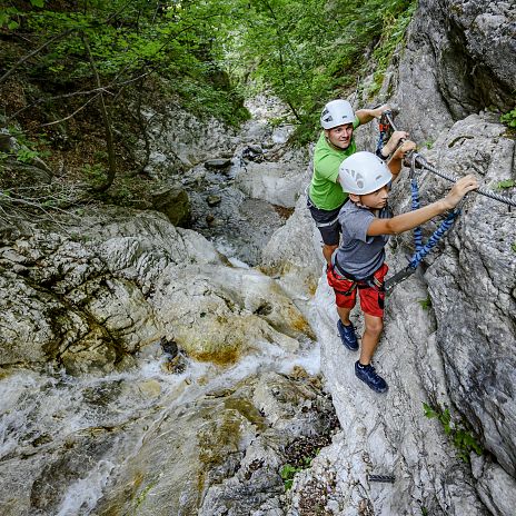 Rotschitza Klamm Klettersteig 7
