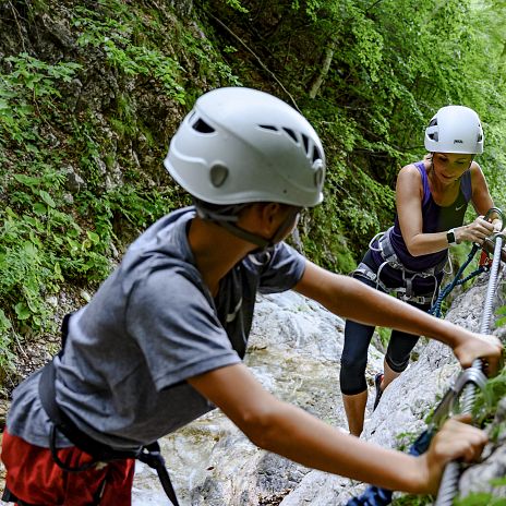 Rotschitza Klamm Klettersteig 9