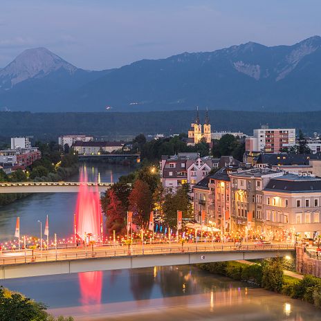 Wasserspiele in Villach