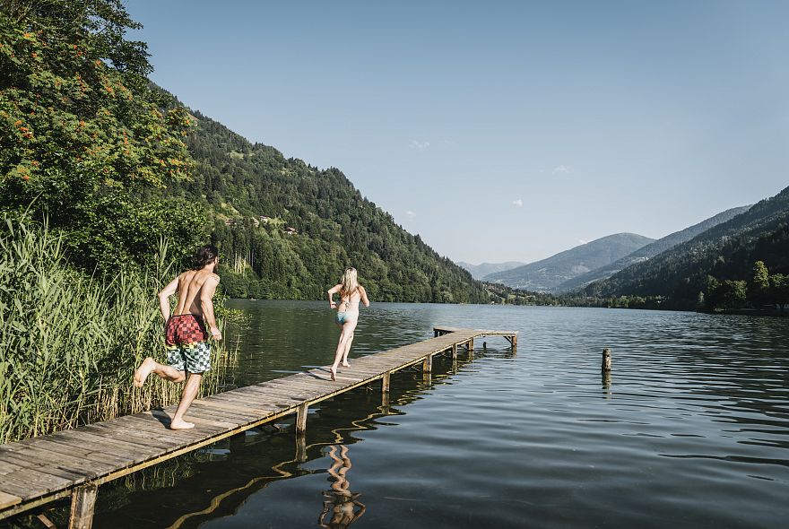 Afritzer See Steg Laufen
