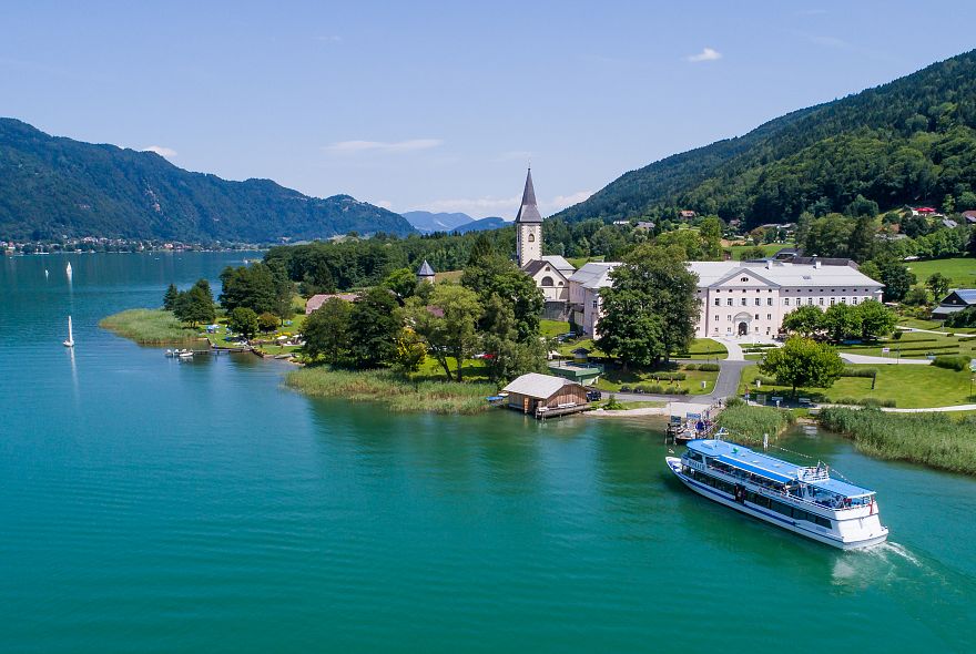 Stift Ossiach - Schifffahrt