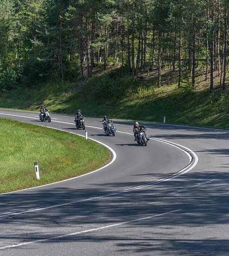geführte Tour im Rahmen der European Bike Week